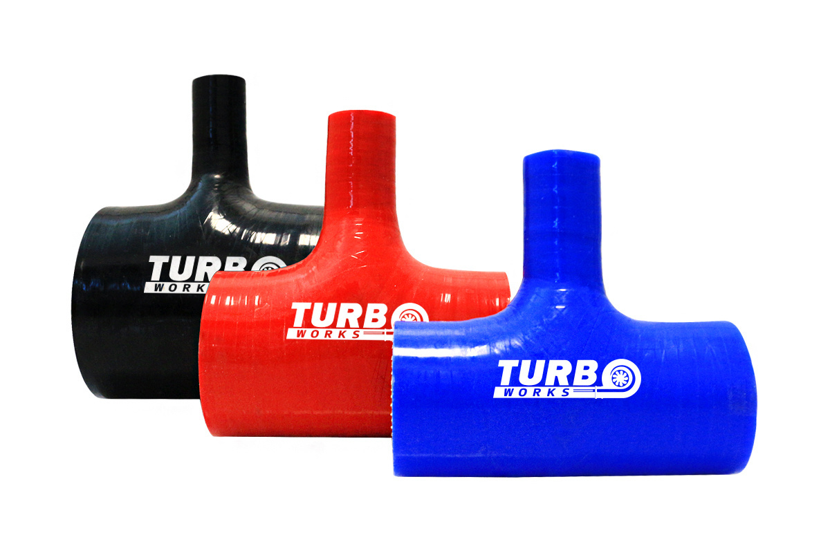 Connector T Piece TurboWorks 63 25mm Silicone Fittings Tees T Piece