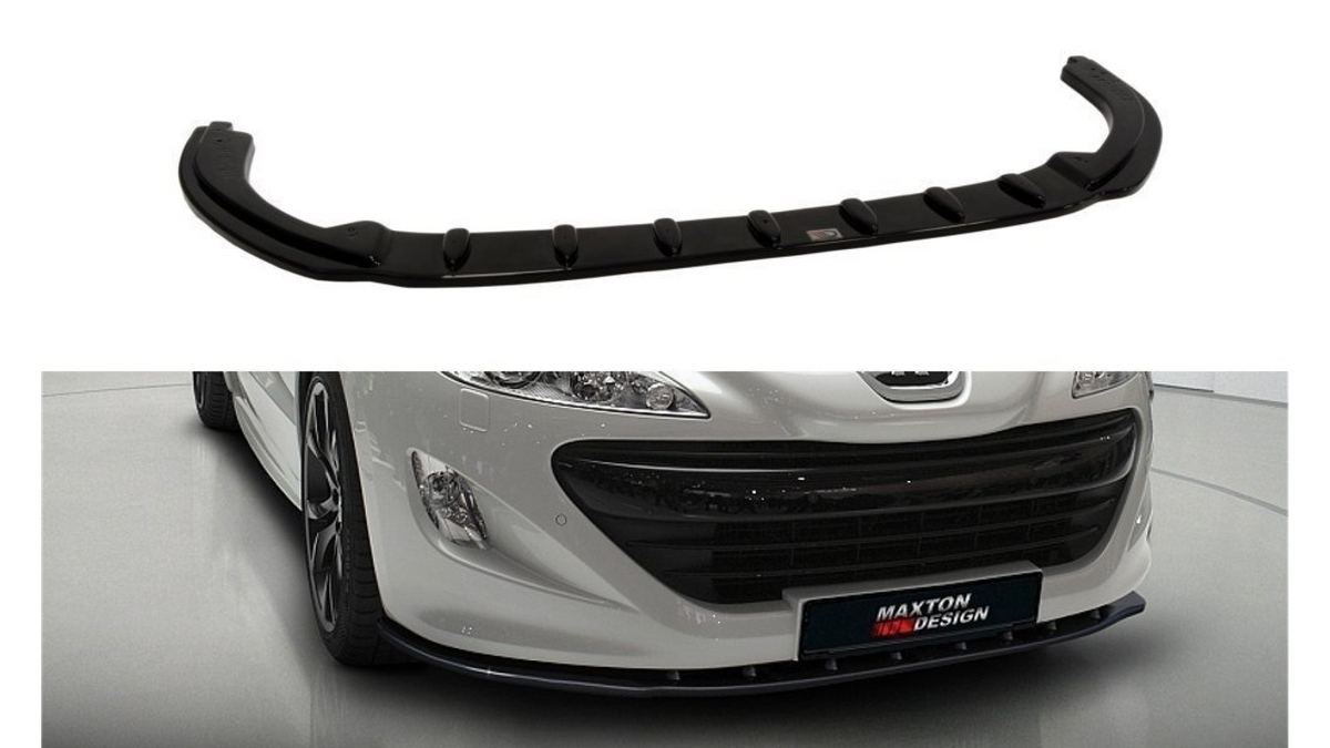 FRONT SPLITTER V 1 PEUGEOT RCZ Gloss Black Spoilering Spoilering