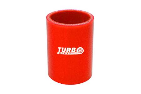 Silicone connector TurboWorks Red 76mm