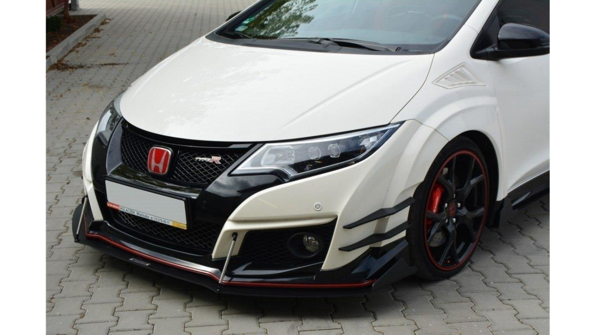 Owiewki Boczne Zderzaka Honda Civic IX Type R Akcesoria zewnętrzne