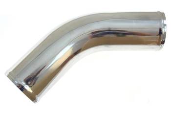 Aluminium pipe 45deg 76mm 30cm