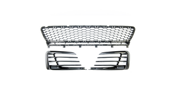 BUMPER GRILLE AND FOG LAMP CASE Suitable for Golf 7 GTi 2013-2017 Gloss Black