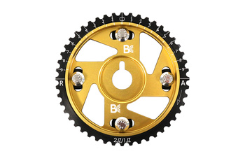 Brian Crower Adjustable Cam Gears - Gold Anodize (Toyota 2JZgte/2JZGE Vvti) - 1 Only BC8830-1
