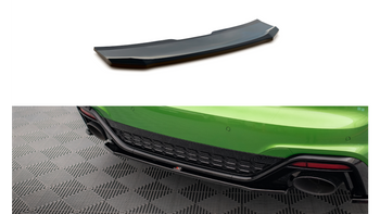 Central Rear Splitter Audi RS5 F5 Facelift Gloss Black