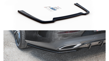 Central Rear Splitter Mercedes-Benz CLS AMG-Line C257 Gloss Black