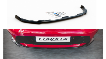 Central Rear Splitter Toyota Corolla XII Hatchback Gloss Black