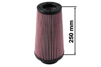 Cone filter TURBOWORKS H:250mm DIA:101mm Purple