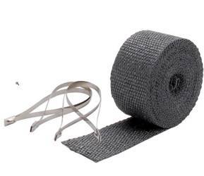 DEI Pipe Wrap & Locking Tie 5cm x 7,5m Kit Black
