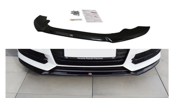 FRONT SPLITTER V.1 Audi A6 C7 S-line/ S6 C7 Facelift Gloss Black