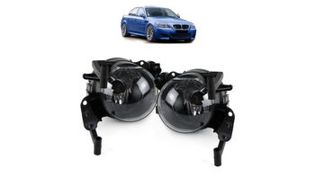 Fog Lights Set Clear suitable for BMW 5 (E60) Sedan (E61) Touring 2003-2010