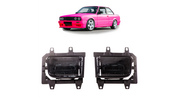 Fog Lights Set Smoke suitable for BMW 3 (E30) Sedan Touring Convertible Facelift 1988-1991