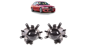 Fog Lights Set Smoke suitable for BMW 3 (E46) Sedan Compact Touring Facelift 2001-2005