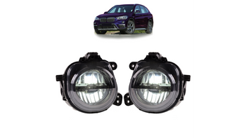 Fog Lights Set Smoke suitable for BMW X1 (F48) X4 (F26) X5 (F15) X6 (F16) X3 (F25) 2014-now