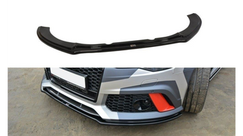 Front Splitter V.1 Audi RS6 C7 / C7 FL Gloss Black