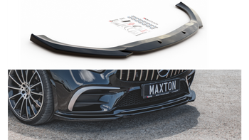 Front Splitter V.1 Mercedes-Benz CLS AMG-Line / 53AMG C257 Gloss Black