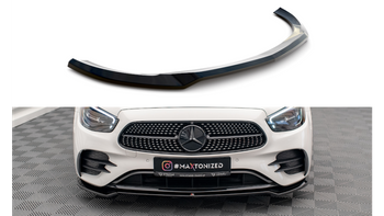 Front Splitter V.1 Mercedes-Benz E AMG-Line W213 Facelift Gloss Black