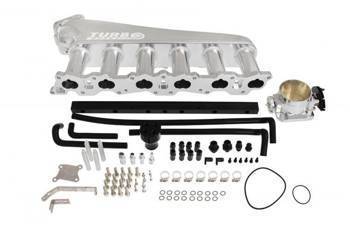 Intake manifold Nissan RB20 with throttle body and fuel rail