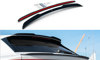 Lower Spoiler Cap Audi Q8 S-line / SQ8 Mk1 - Carbon Look