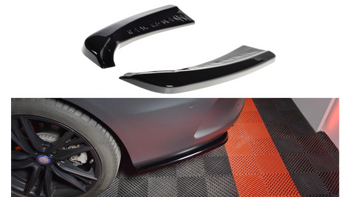 REAR SIDE SPLITTERS MERCEDES- BENZ C-CLASS W205 COUPE AMG-LINE Gloss Black