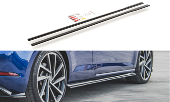 Racing Durability Side Skirts Diffusers VW Golf 7 R / R-Line Facelift
