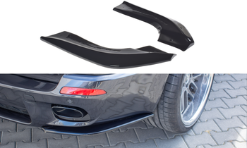 Rear Side Splitters for BMW X5 E70 Facelit M-pack - Gloss Black