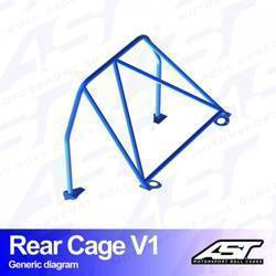 Roll Bar MAZDA RX-8 (SE3P) 4-doors Coupe REAR CAGE V1
