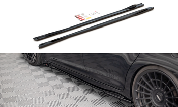 Side Skirts Diffusers Toyota Avensis Mk3 Facelift - Carbon Look