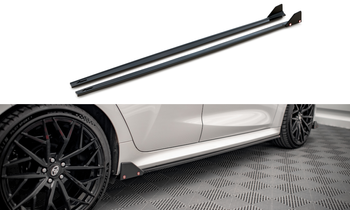 Side Skirts Diffusers  V.1+ Flaps Toyota Yaris Mk4