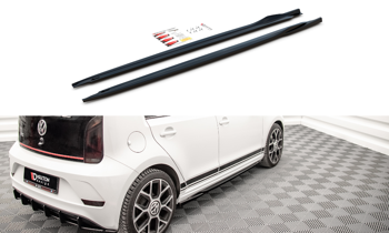 Side Skirts Diffusers Volkswagen Up GTI - Gloss Black