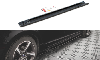 Side Skirts Diffusers Volvo S60 R-Design Mk2 - Carbon Look