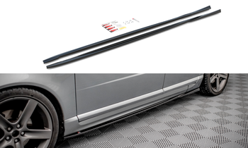 Side Skirts Diffusers Volvo V70 Mk3 - Carbon Look