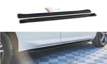 Side Skirts Diffusers Volvo XC60 Mk2 R-Design - Carbon Look