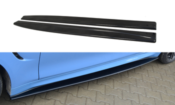 Side skirts Diffusers V.1 BMW M4 F82 - Carbon Look