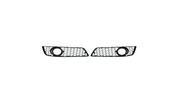 Sport Fog Light Covers Gloss Black suitable for AUDI A3 (8P) Sportback Hatchback Convertible Pre-Facelift 2009-2012