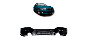 Sport Rear Spoiler Diffuser Carbon Look suitable for BMW 1 (F20, F21) Hatchback Facelift 2015-2019