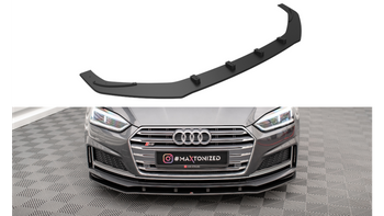 Street Pro Front Splitter Audi A5 S-Line / S5 Coupe / Sportback F5 Black