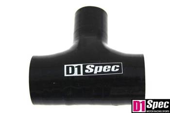 T Piece hose BlowOff D1Spec Black 45mm / 9mm