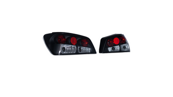 Tail Lights Black suitable for PEUGEOT 306 Hatchback 1997-2000