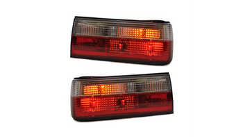 Tail Lights Crystal Red Clear suitable for BMW 3 (E30) Sedan Touring Convertible Facelift 1988-1991