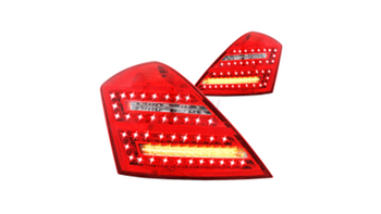 Tail Lights LED Red Clear suitable for MERCEDES S-Class (W221) 2007-2010