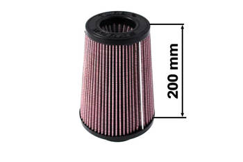 TurboWorks Air Filter H:200mm DIA:60-77mm Purple