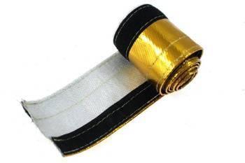 TurboWorks Heat resistance hose cover 35mm x 1m Gold
