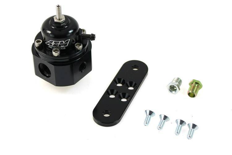 AEM Electronics Fuel pressure regulator 1000HP 1,510 Bar AN6 Black