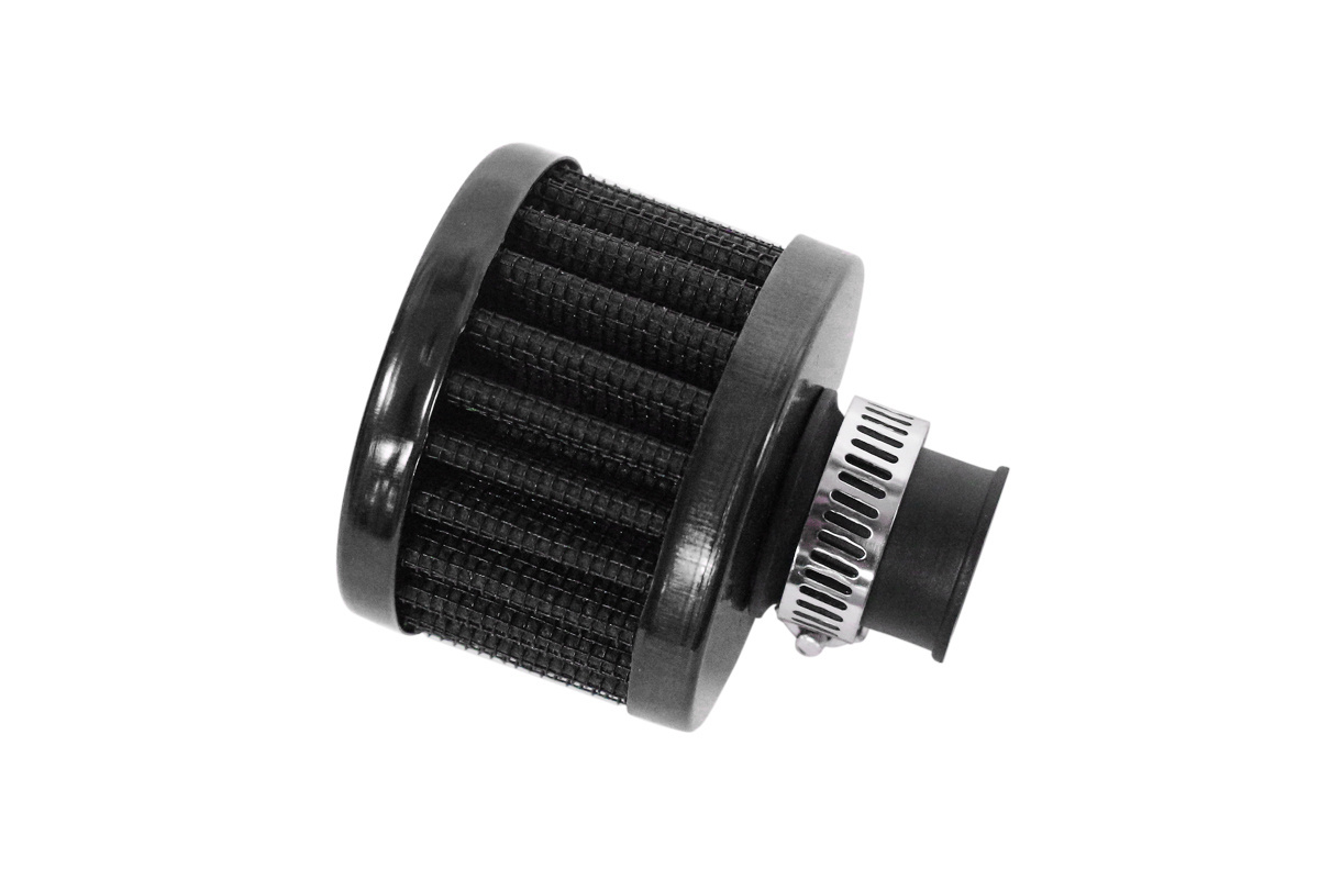 Crankcase Breather Filter 12mm Black Intake system \ Motorcycle