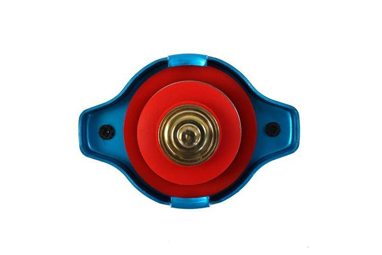 D1Spec Radiator cap with thermometer 15mm 0.9 Bar Blue Cooling System \ Radiator Caps MTuning.pl