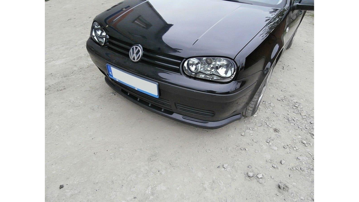 FRONT SPLITTER VW GOLF IV Gloss Black | Spoilering \ Spoilering Maxton ...