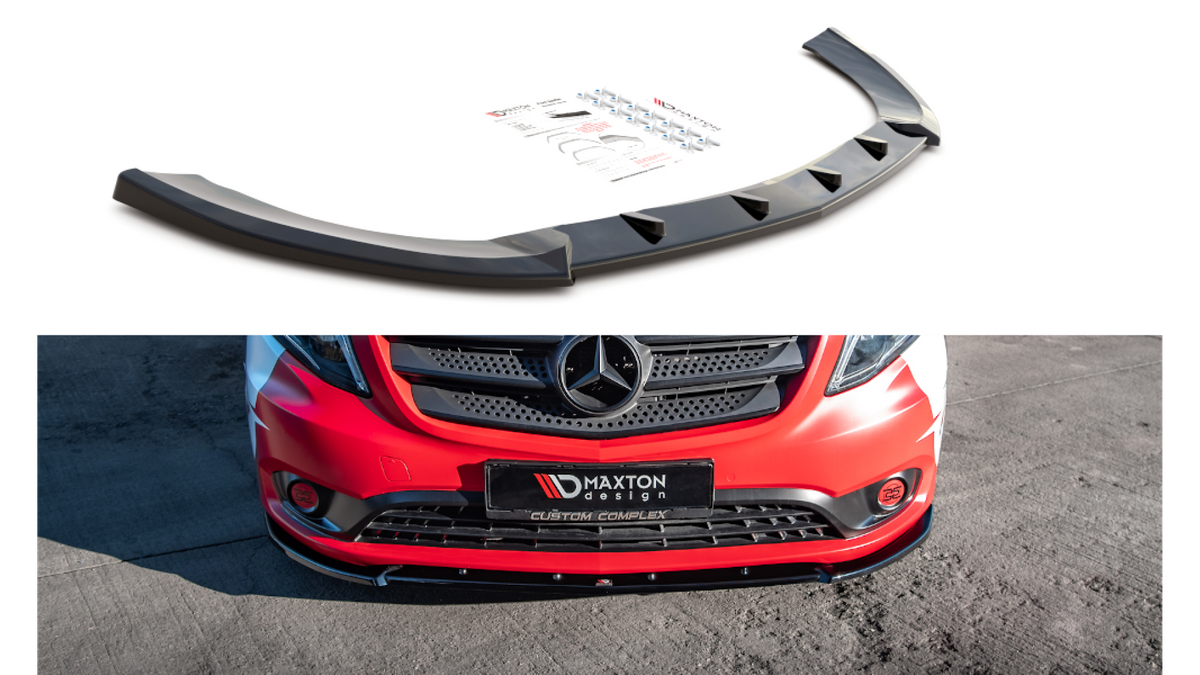 Front-Grillabdeckung Für Mercedes Vito W447 Ab 2017 - ABS Schwarz Ersatz Für OEM 4478851200