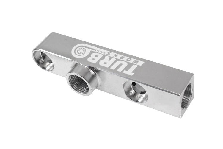 Fuel Pump Manifold 2in1 Silver Fuel System \ Fuel pumps \ Accessories