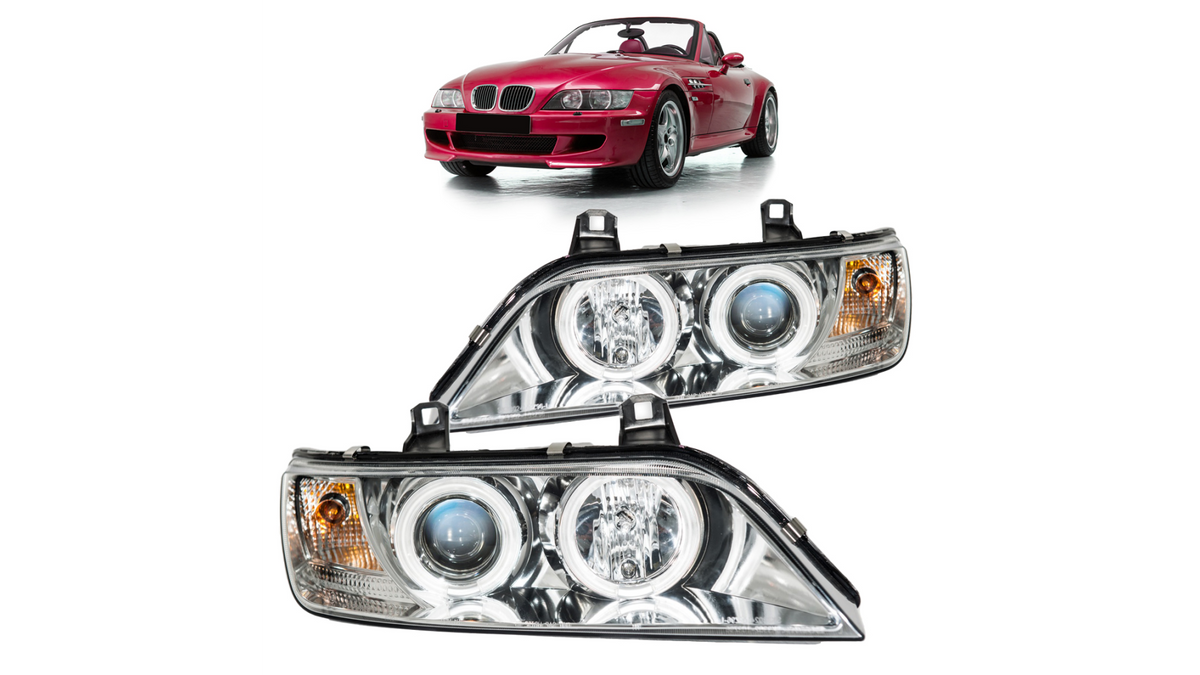 Headlights Halogen Chrome CCFL suitable for BMW Z3 (E36) Roadster 