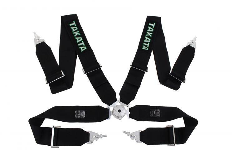 Racing seat belts 4p 3" Black Takata Replica Seats and belts \ Seat Belts \ Takata Replica